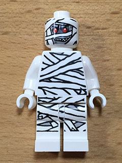 LEGO Minifigure-Mummy - NON Glow in Dark Pattern-Monster Fighters-MOF001A-Creative Brick Builders